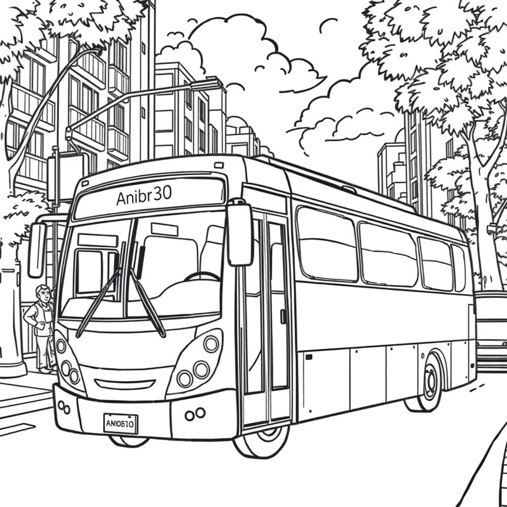 Ônibus Urbano na Cidade