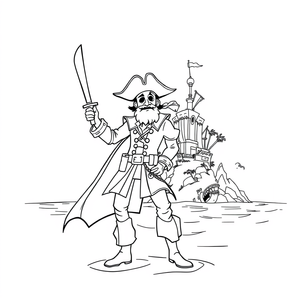 Aventura Pirata em uma Ilha Misteriosa