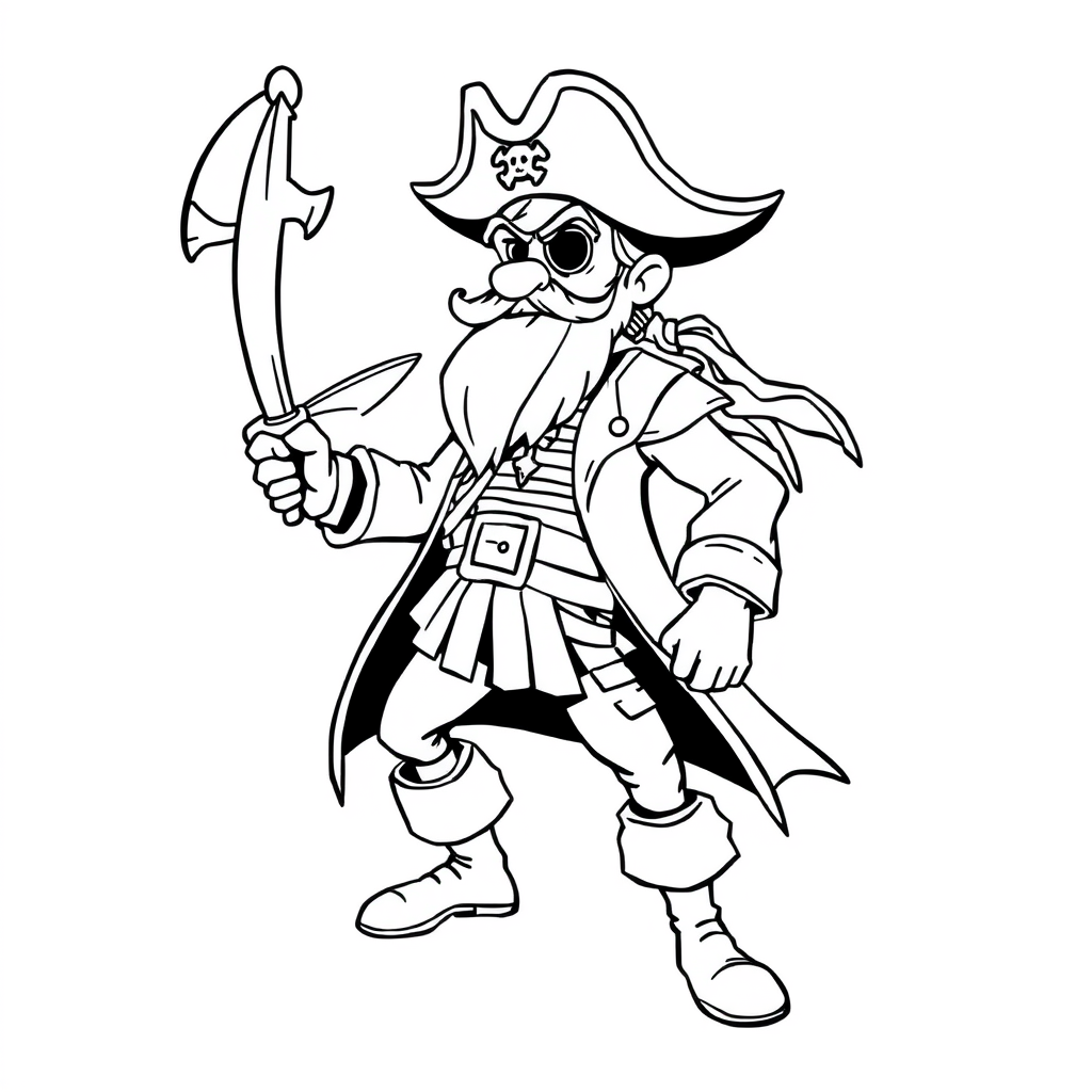 Pirata com Papagaio no Ombro