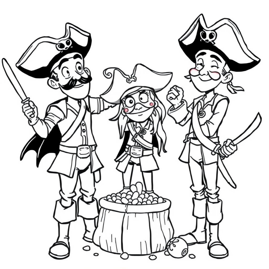 Piratas Dividindo um Tesouro