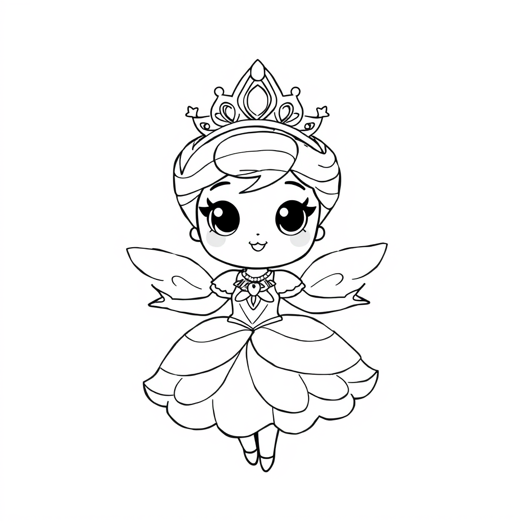Princesa Kawaii com Balões