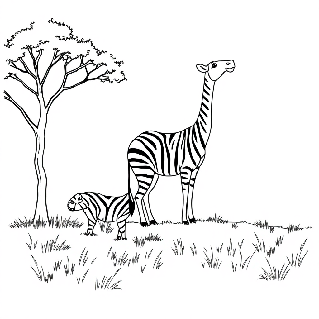 Leão Caminhando pela Savana