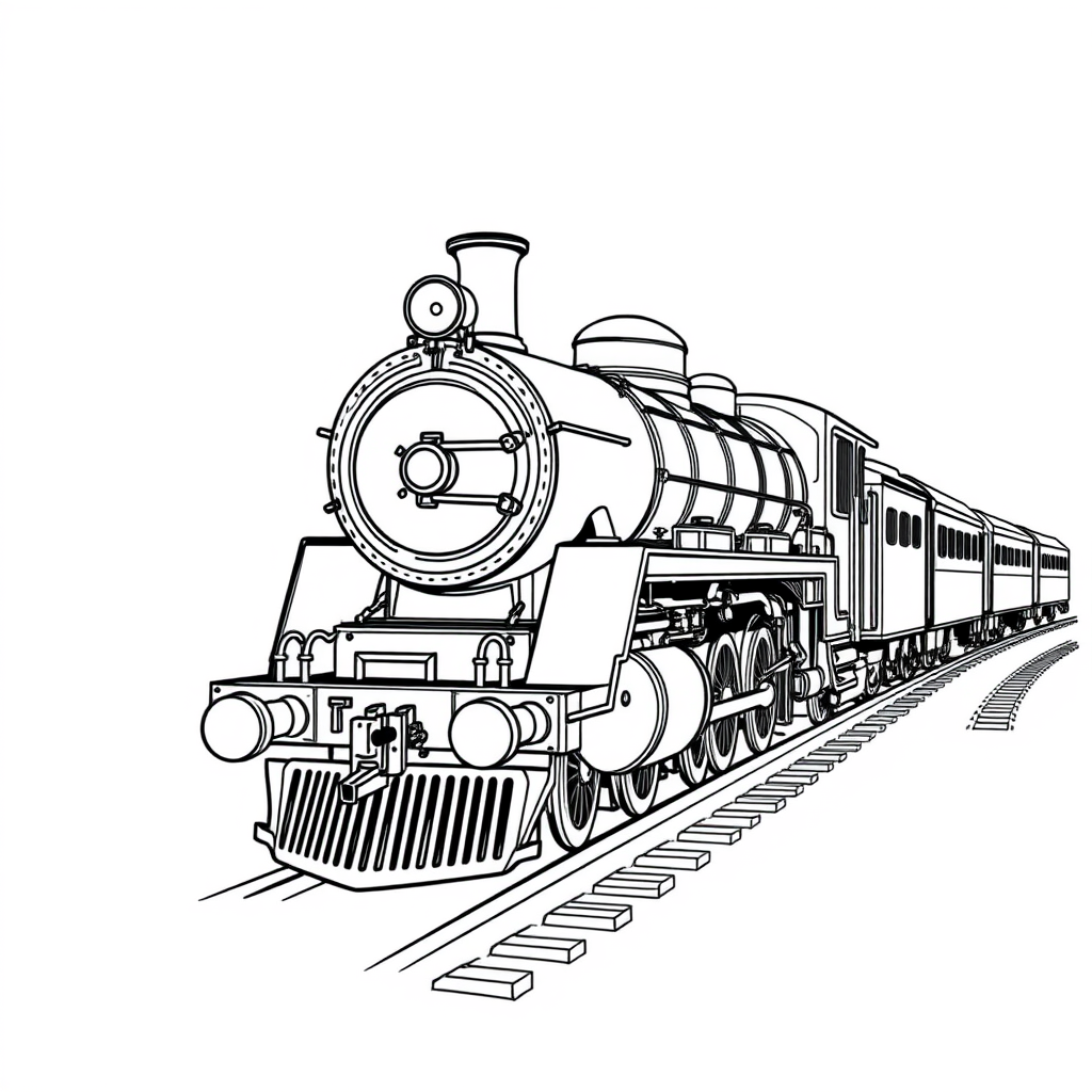 Locomotiva Antiga na Ferrovia