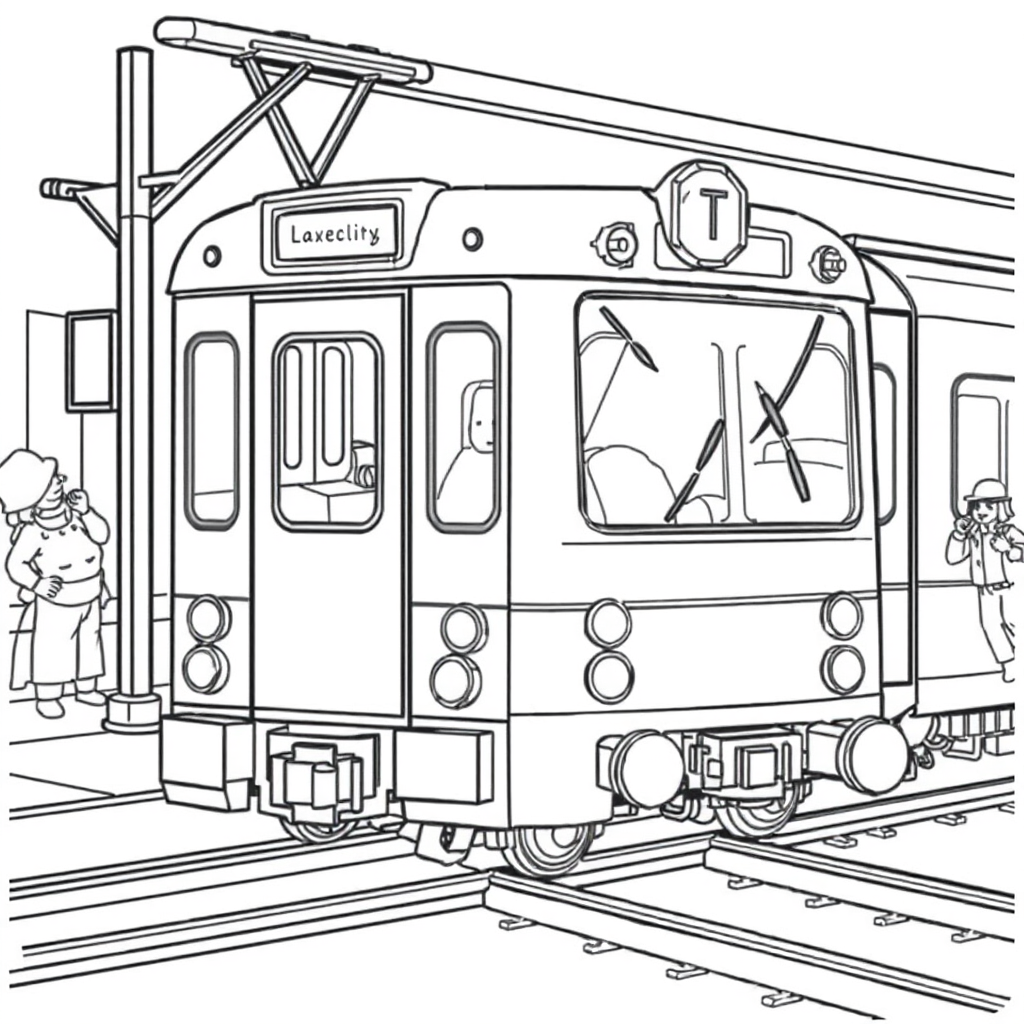 Trem Chegando à Estação
