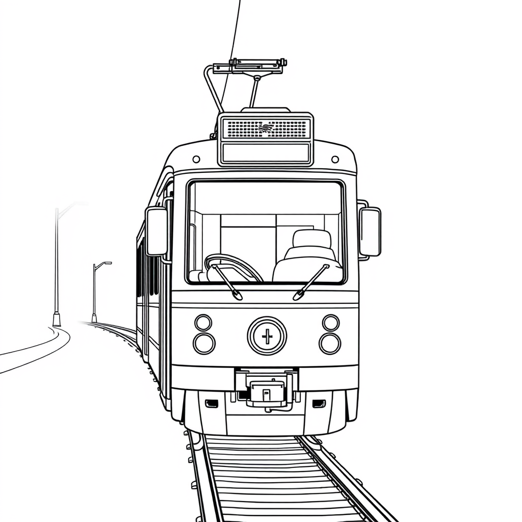 Trem Visto de Frente