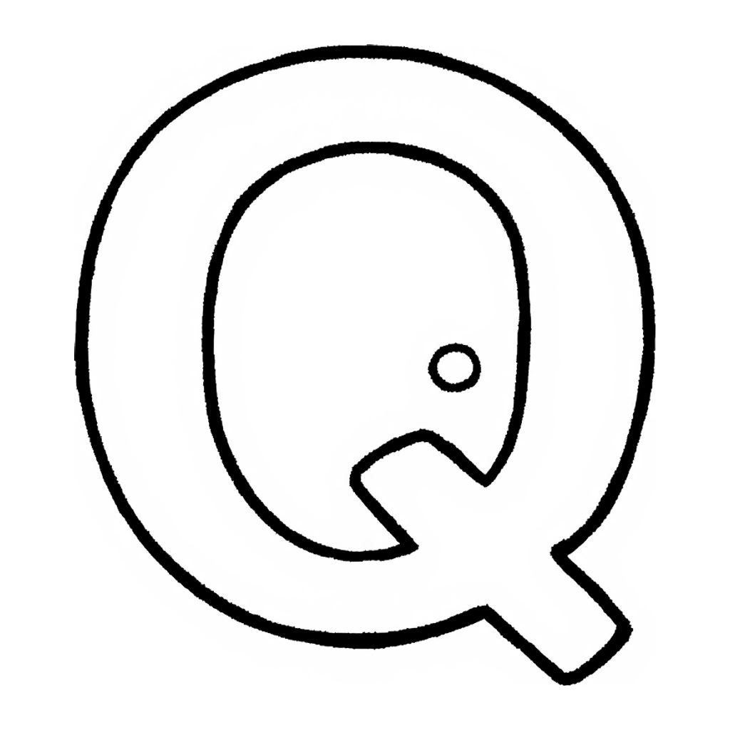 Desenho de pedaço de queijo para colorir na atividade da letra Q