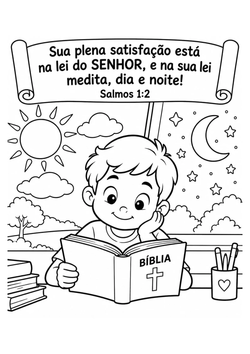 Salmos 1:2 — Alegria na Palavra do Senhor