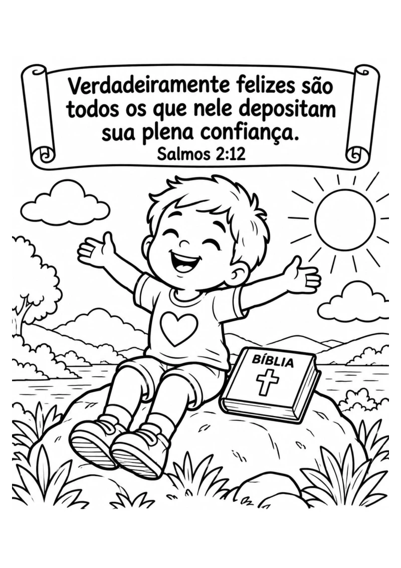 Salmos 2:12 — Felicidade em Confiar no Senhor