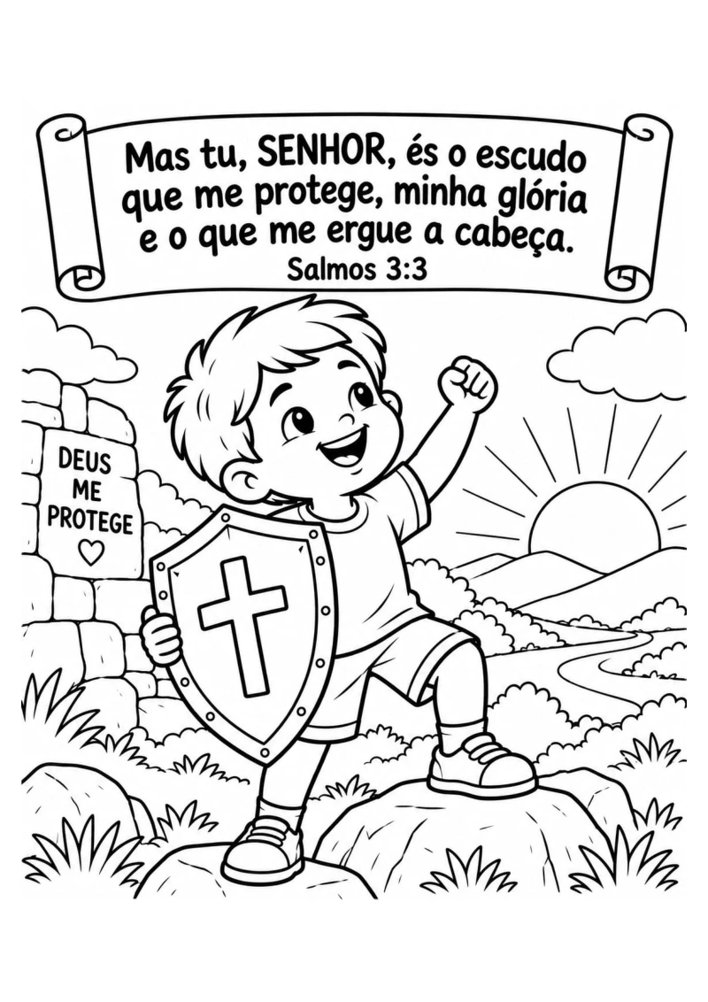 Salmos 3:3 — O Senhor Me Protege