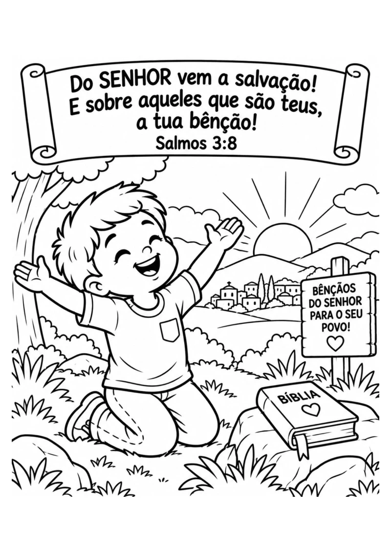 Salmos 3:8 — Do Senhor Vem a Salvação