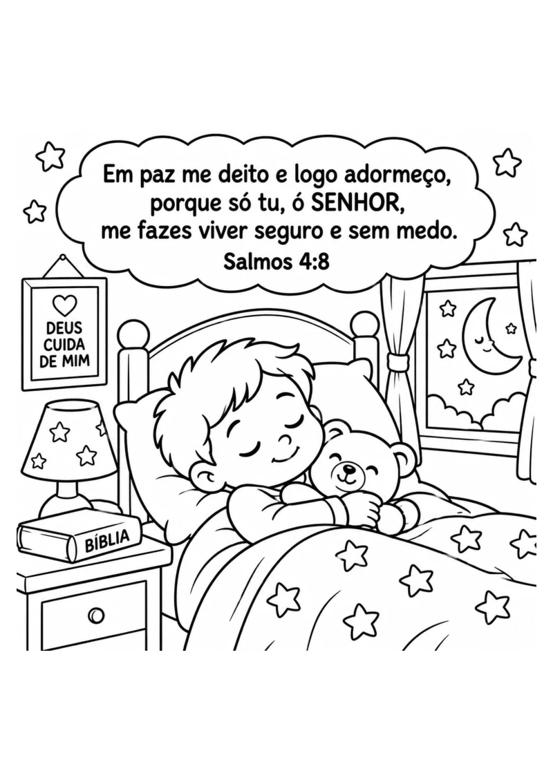 Salmos 4:8 — Em Paz Me Deito