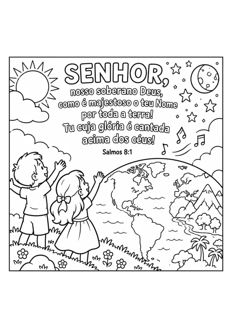Salmos 8:1 — A Majestade do Nome do Senhor